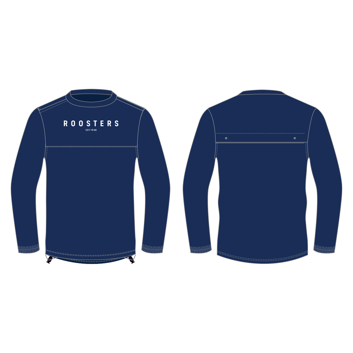 Fremantle Roosters RLC Pullover Rain Jacket
