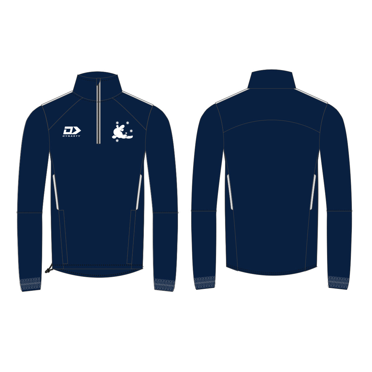 AFP Sports Federation Mens Qtr Zip Pullover