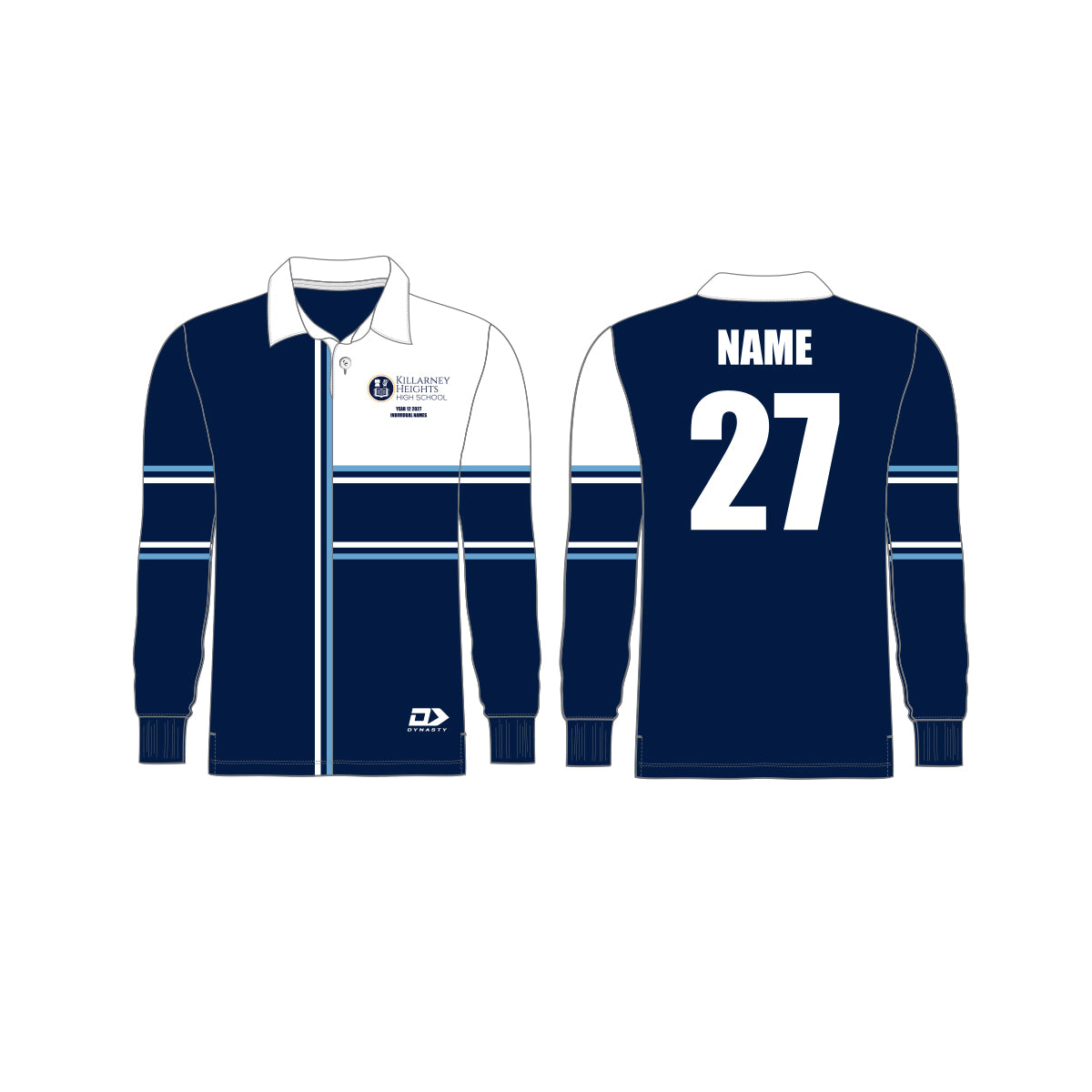 Killarney Heights High School 2027 Year 12 Jersey (Without Zip Pockets)