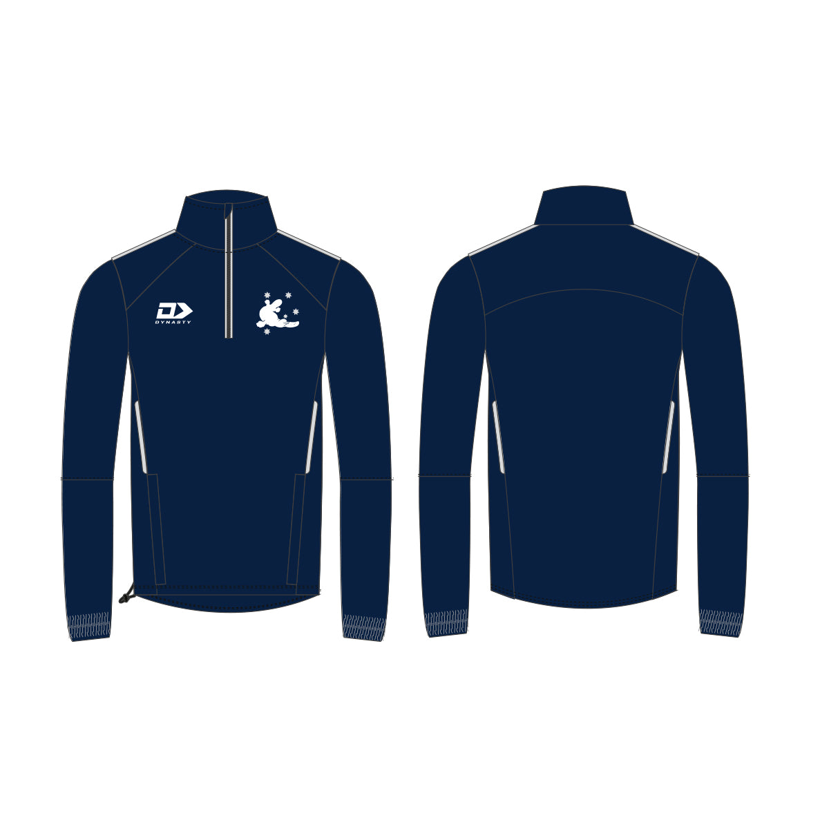 AFP Sports Federation Ladies Qtr Zip Pullover