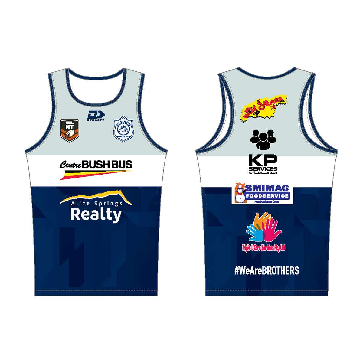 Brothers Rugby League Club Training Singlet