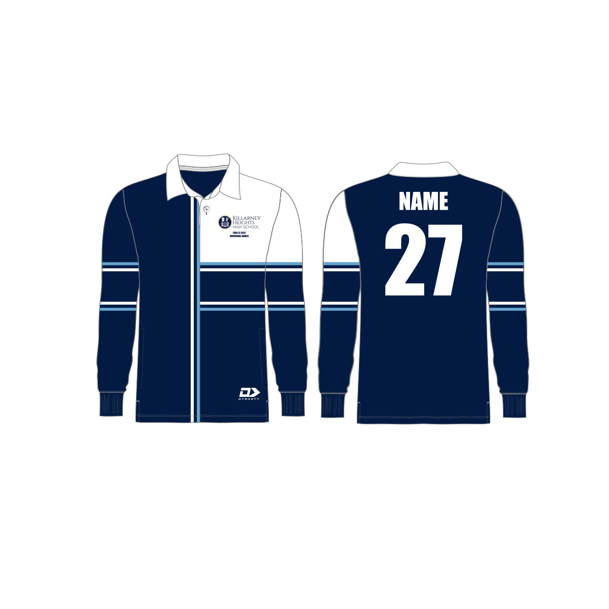 Killarney Heights High School 2027 Year 12 Jersey (With Zip Pockets)