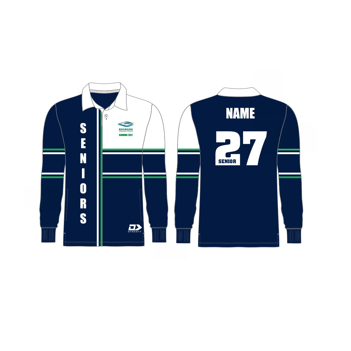 Riverside Christian College Senior Jersey 2027 (With Zip Pockets)