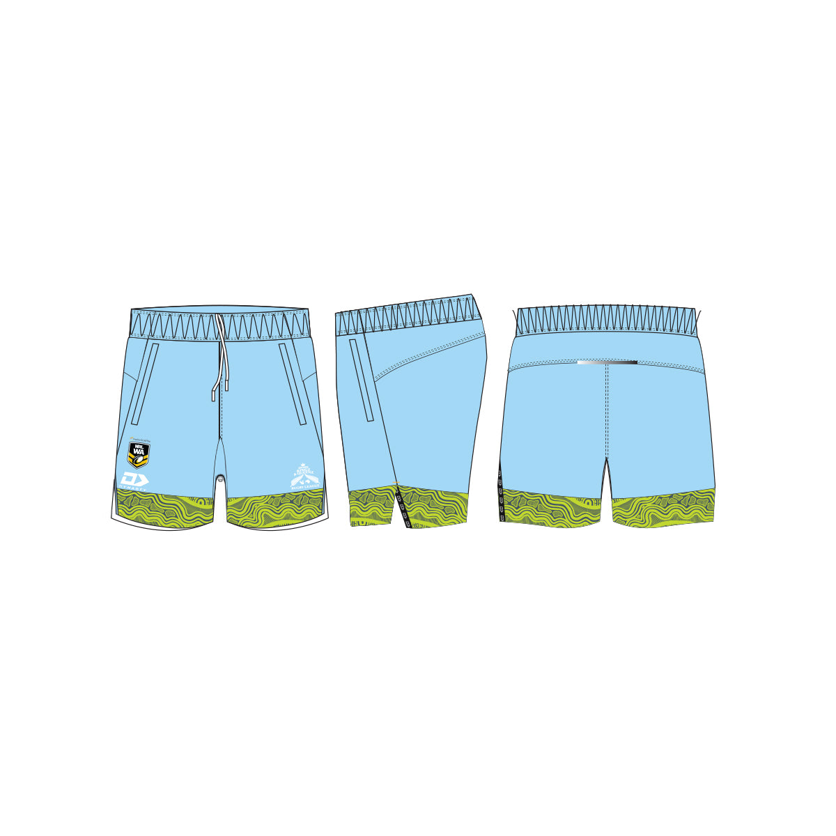 Aotearoa Kingz Pro20 Training Shorts (rise shorts)