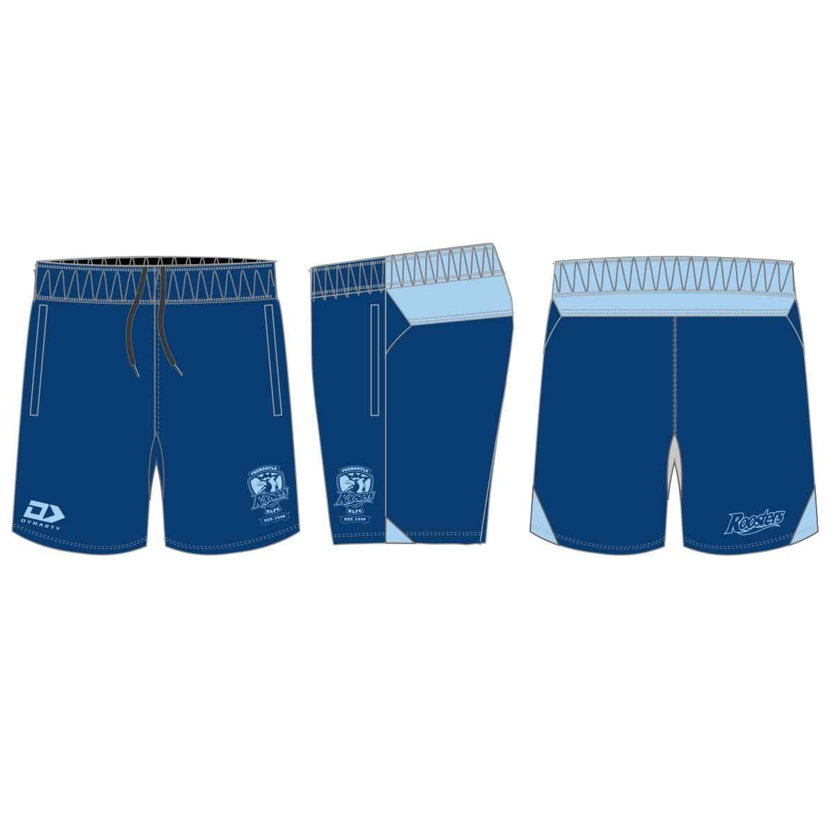 Fremantle Roosters RLC Ladies Gym Short