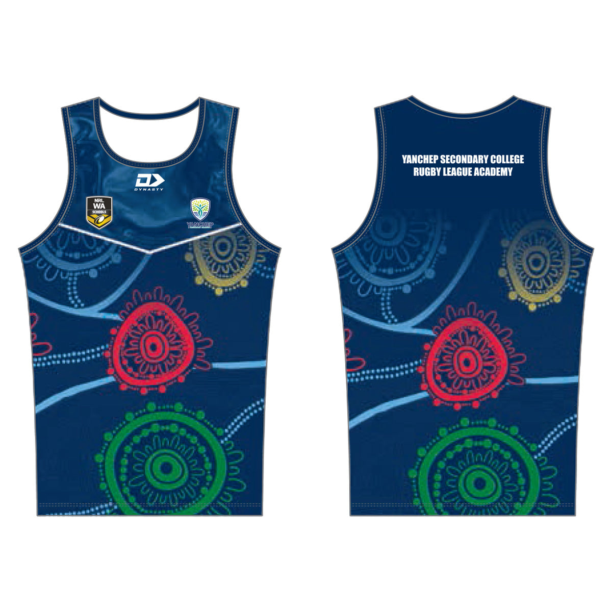 Yanchep Secondary College Training Singlet