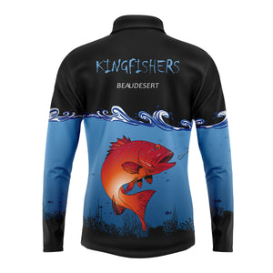 Beaudesert Kingfishers JRL Mens Long Sleeve Polo