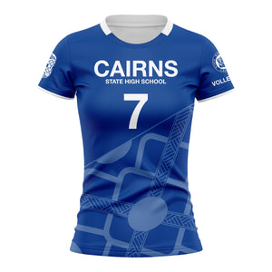 Cairns SHS Volleyball Ladies Jersey - Blue