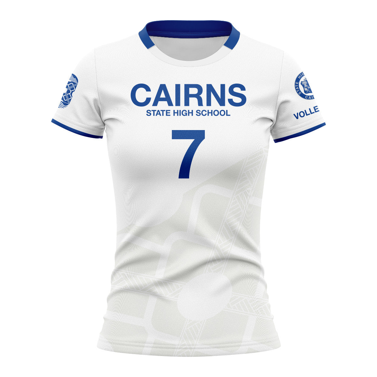 Cairns SHS Volleyball Ladies Jersey - White