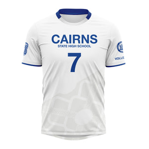 Cairns SHS Volleyball Mens Jersey - White