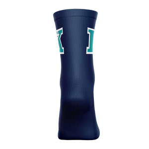 King's Christian College Logan Navy Crew Sock