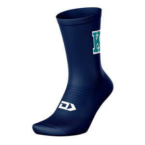 King's Christian College Logan Navy Crew Sock