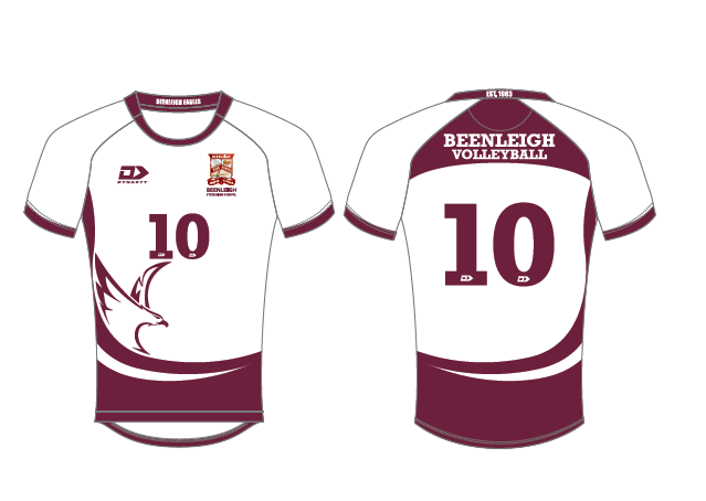 Beenleigh SHS Volleyball Playing Tee (white)