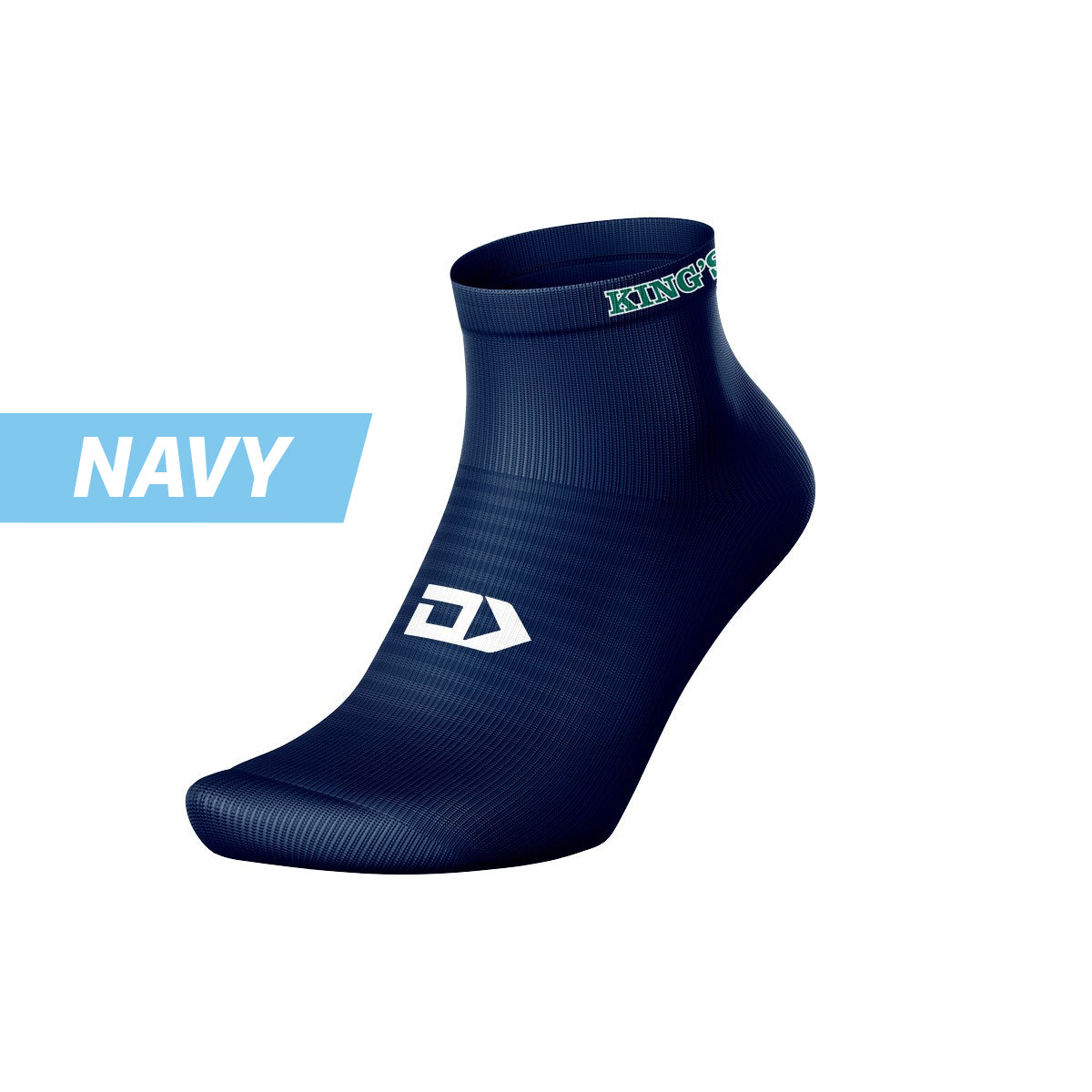 King's Christian College Trainer Socks - Navy
